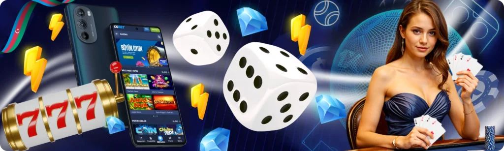 1xBet Casino proqramında oyunlar