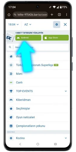 1xBet-in resmi saytina daxil olun